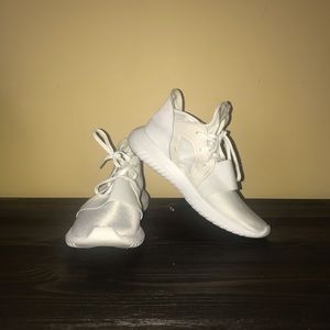 Adidas White Tubular Shoes